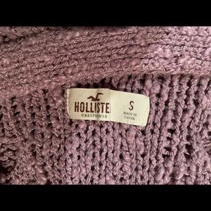 Hollister Purple Knit Sweater